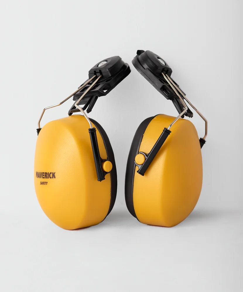 Tapaoidos tipo copa para casco color amarillo