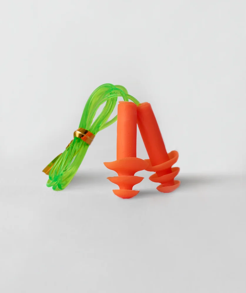 Tapaoidos inserción color naranja y cable verde